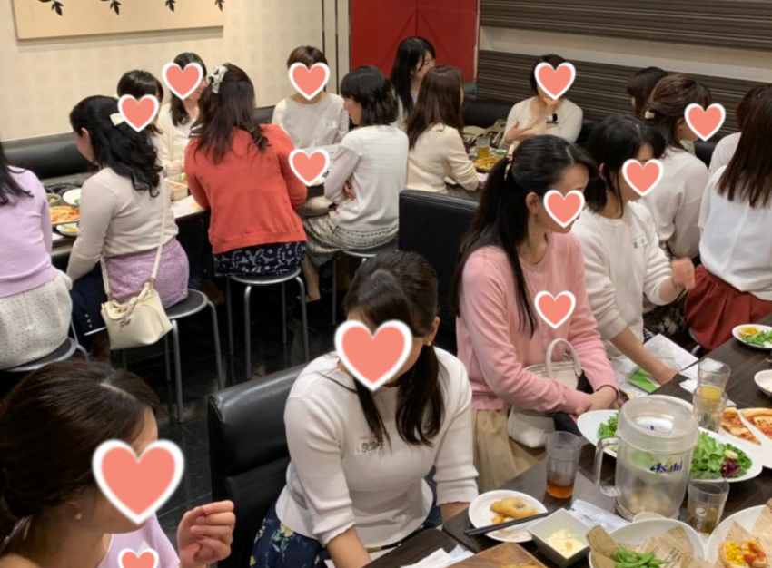 マリアージュ湘南の題女子会の様子。